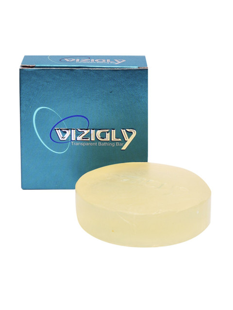 

VIZIGLY Transparent Pack of 2 Bathing Soap - 75 g each, White