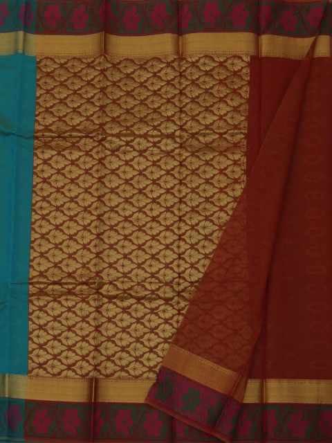 

Pothys Blue Woven Design Saree