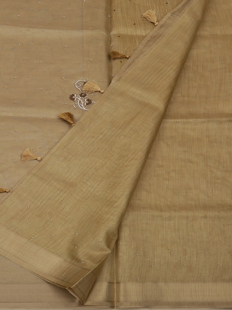 

Pothys Gold Embellished Art Silk Saree