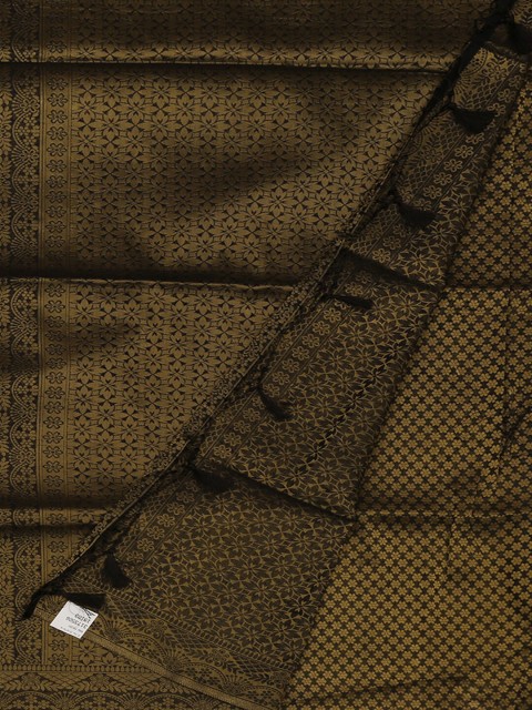 

Pothys Black & Gold-Coloured Art Silk Woven Design Saree