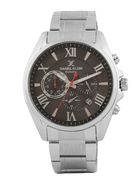 

Daniel Klein Men Black & Silver-Toned Analogue Watch