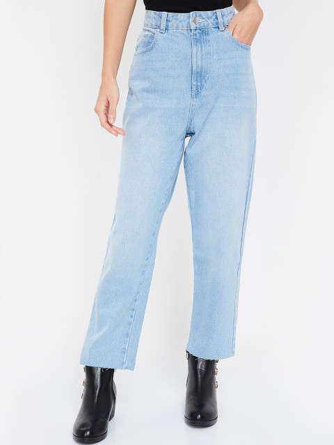 

Fame Forever by Lifestyle Women Blue Boyfriend Fit Mid-Rise Clean Look Jeans