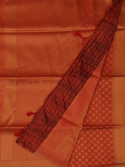 

Pothys Green & Orange Art Silk Woven Design Saree