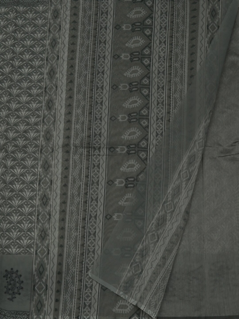 

Pothys Grey Printed Supernet Saree