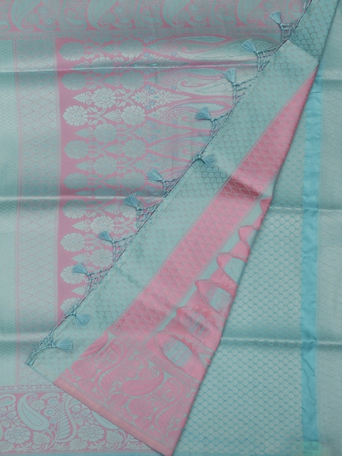

Pothys Blue & Pink Art Silk Woven Design Saree