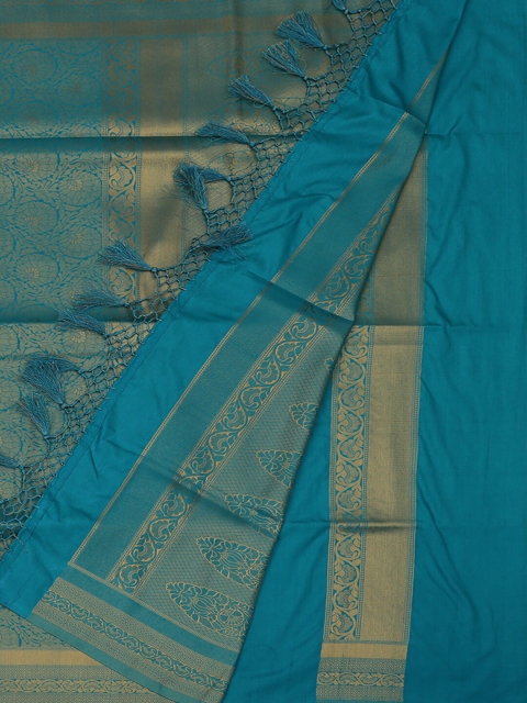 

Pothys Blue Woven Design Art Silk Saree