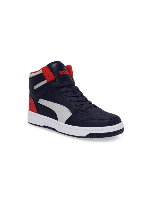 

Puma Unisex Kids Blue Rebound Layup SL Jr Sneakers