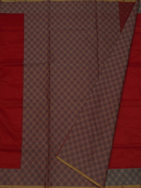 

Pothys Red Woven Design Jute Cotton Saree