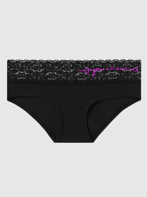 

La Senza Women Black Remix Cotton Hipster Briefs 11052615-4F58