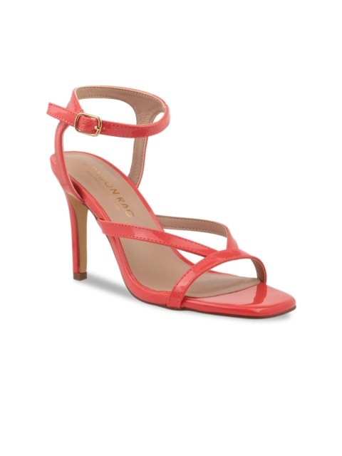 

London Rag Women Coral Orange Solid Heels
