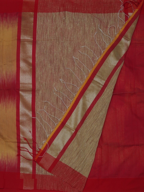 

Pothys Red & Beige Pure Cotton Woven Design Saree