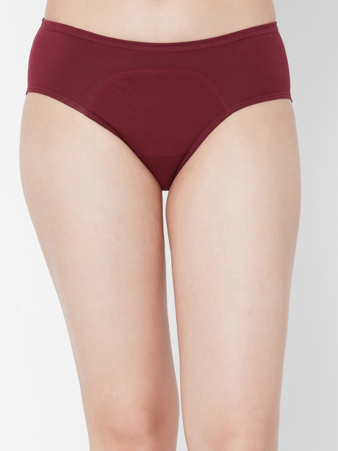 

Juliet Women Maroon Solid Period Briefs 060002300008632