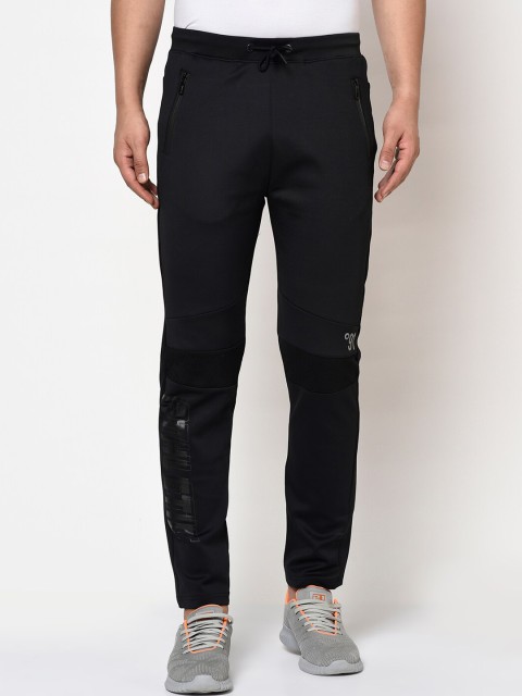 

Octave Men Black Solid Track Pants