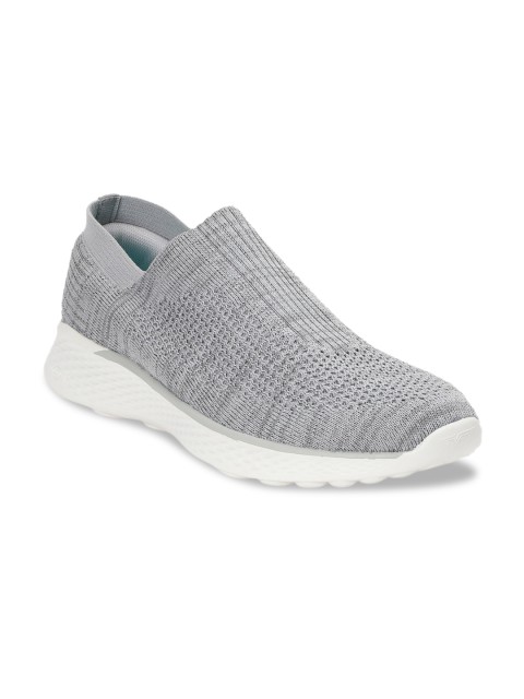 

Red Tape Women Grey Textile Walking Shoes