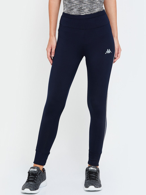 

Kappa Women Navy Blue Solid Slim-Fit Joggers