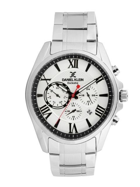 

Daniel Klein Men Silver-Toned Analogue Watch