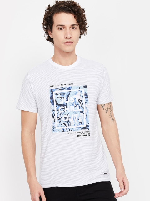 

Bossini Men Grey Printed Round Neck T-shirt