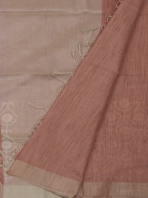 

Pothys Pink Embroidered Art Silk Saree
