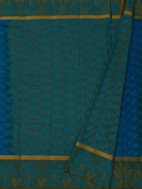 Pothys Blue & Green Art Silk Woven Design Saree