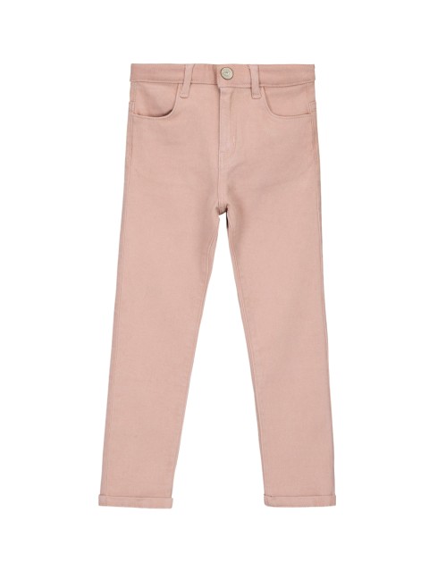 

Cherry Crumble Kids Pink Regular Fit Solid Regular Trousers