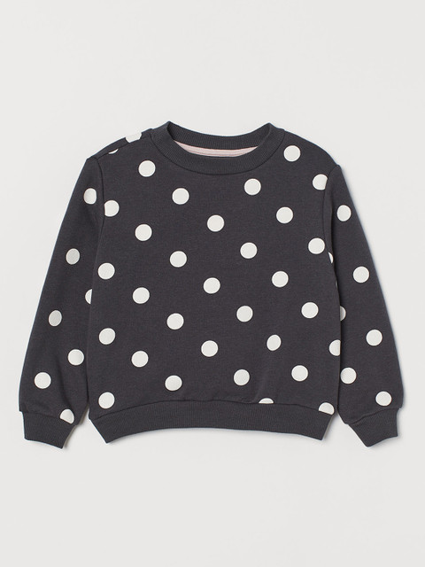 

H&M Girls Grey Sweatshirt