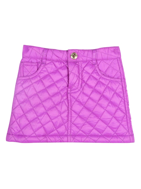 

Cherry Crumble Girls Purple Soft Quilted Skirt
