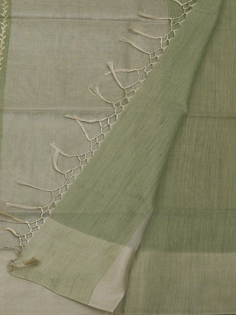 

Pothys Green Woven Design Art Silk Saree