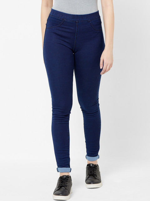 

Juliet Women Blue Solid Slim Fit Jeggings