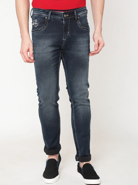

Oxemberg Men Blue Slim Fit Mid-Rise Clean Look Jeans
