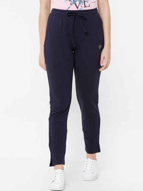

Juliet Women Navy Blue Solid Track Pants
