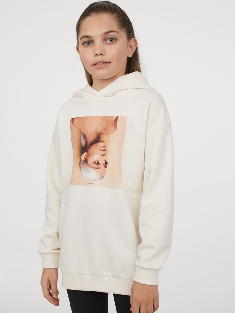 

H&M Girls White & Black 2-Piece Printed Set
