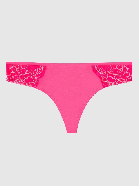 

La Senza Women Pink Solid Remix Thongs 11111008-43DC