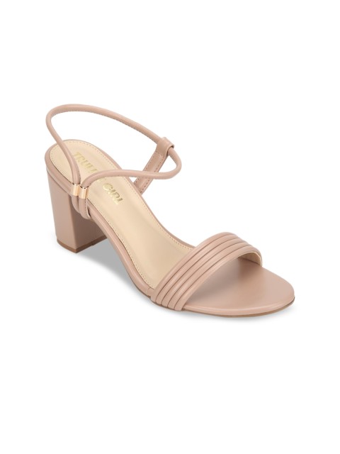 

Truffle Collection Women Nude-Coloured Striped Sandals