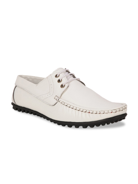 

CASOR Men White Formal Derbys
