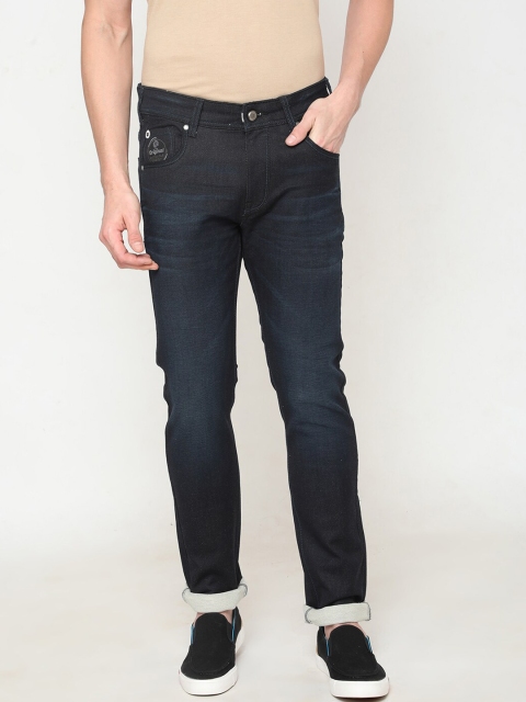 

Oxemberg Men Blue Slim Fit Mid-Rise Clean Look Jeans