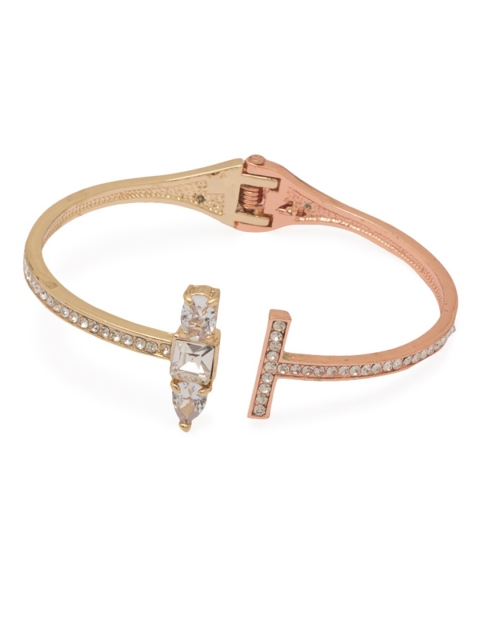

Globus Gold & White Cuff Bracelet