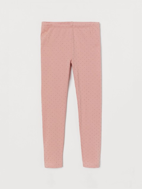

H&M Girls Pink Solid Leggings