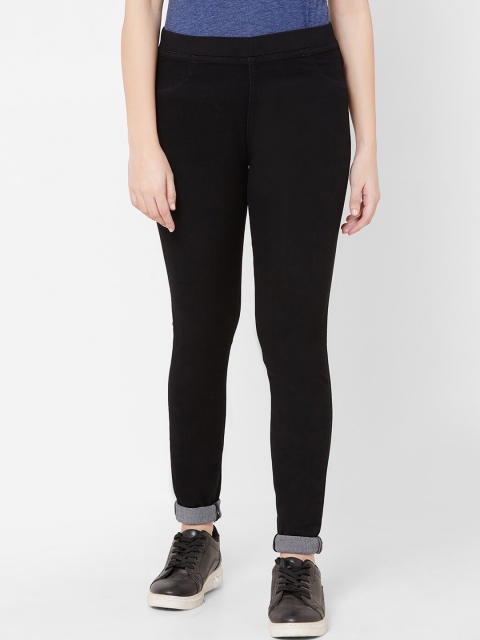 Juliet Women Black Solid Slim Fit Jeggings