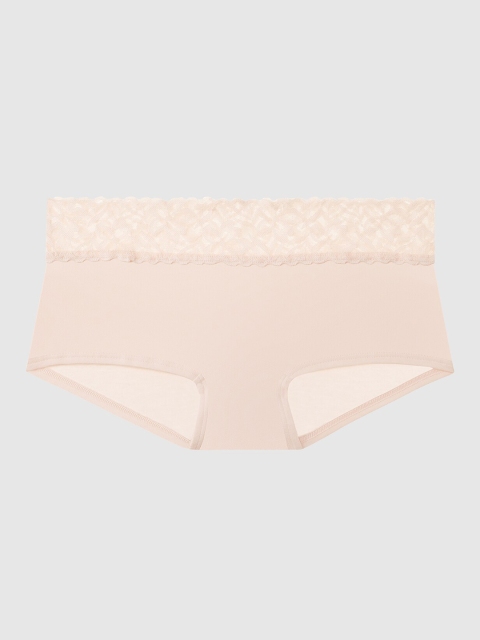 

La Senza Women Nude-Colored Solid Remix Boy Shorts 11152329-4GTT