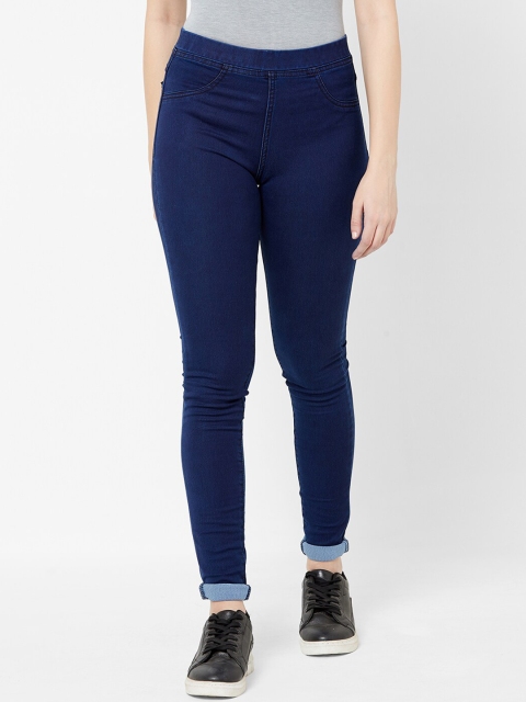 

Juliet Women Blue Solid Slim-Fit Denim Jeggings
