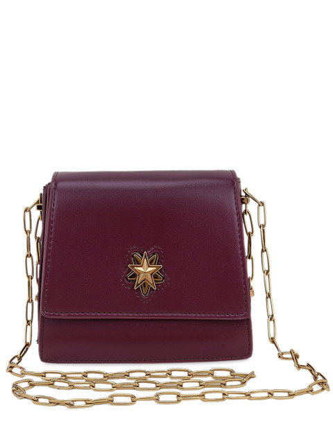 

Diana Korr Purple Solid Sling Bag