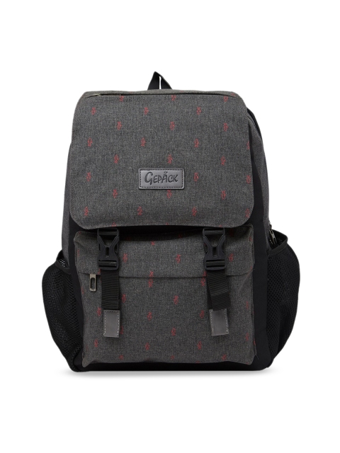 

GEPACK by BagsRus 30cm Grey Polyester Laptop Backpack Travel Bag