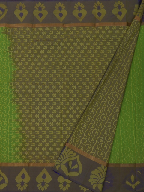 

Pothys Green Printed Art Silk Saree