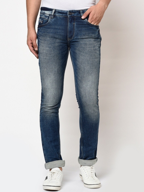 

Octave Men Blue Regular Fit Mid-Rise Clean Look Jeans