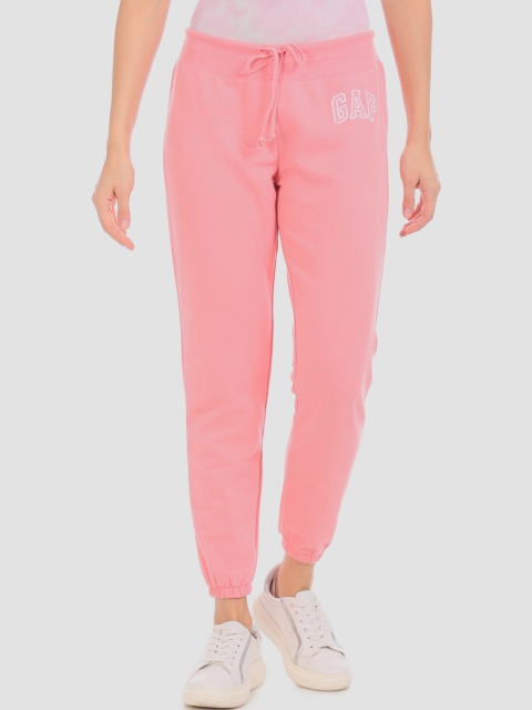 

GAP Women Pink Logo Fleece Joggers