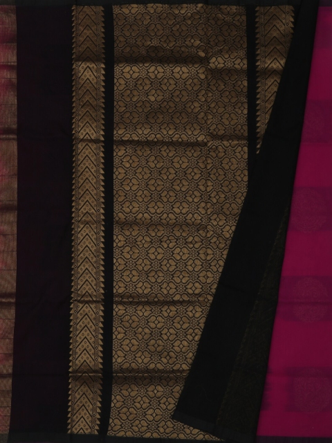 

Pothys Purple & Black Silk Cotton Woven Design Saree