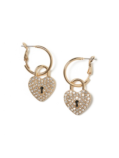 

H&M Women Gold-Toned Earrings with Pendants