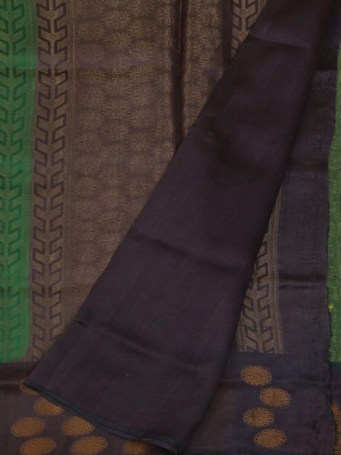 

Pothys Green & Purple Jute Silk Woven Design Saree