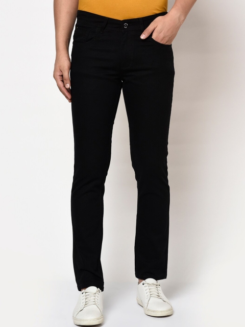 

Octave Men Black Regular Fit Mid-Rise Clean Look Jeans