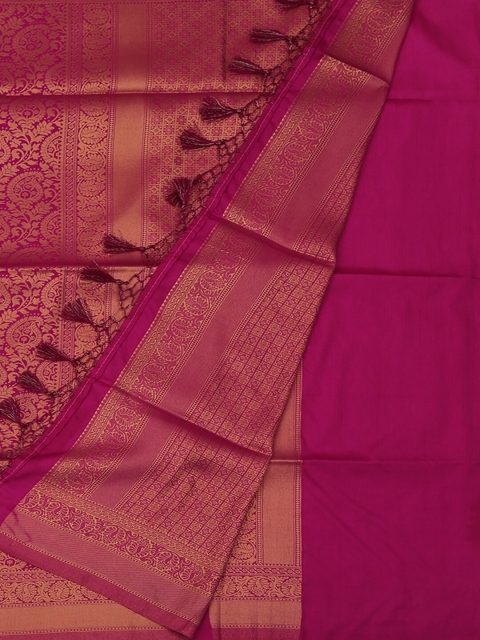 

Pothys Magenta & Gold Art Silk Woven Design Saree